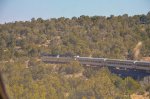 Grand Canyon Railway traveling to the Canyon